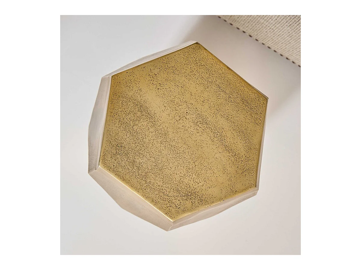 Bout de canapé en aluminium L38 cm - RAOUL