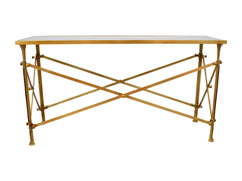 Konsole mit Glasplatte L142 cm - POMPADOUR