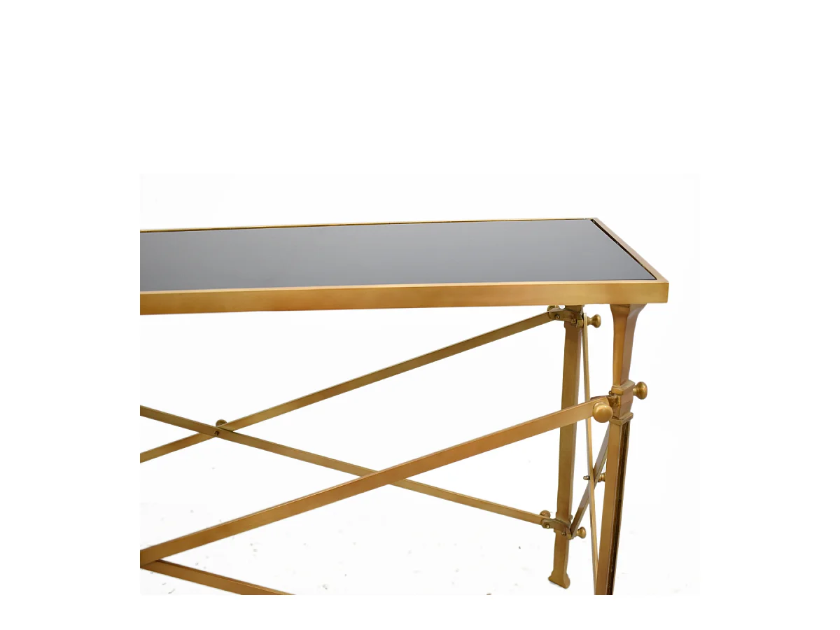 Konsole mit Glasplatte L142 cm - POMPADOUR