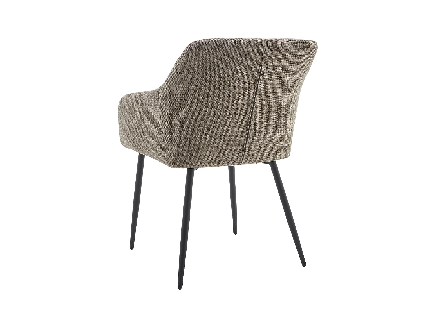 Pack de 2 sillas de 82x61x57 cm tapizadas en tela jaspeada en color beige tostado Freya