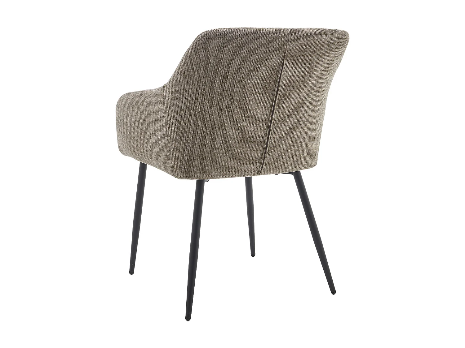 Pack de 2 sillas de 82x61x57 cm tapizadas en tela jaspeada en color beige tostado Freya