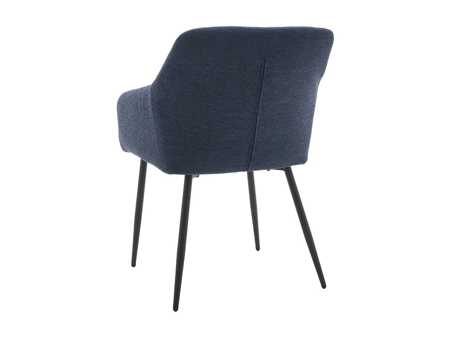 Pack de 2 sillas de 82x61x57 cm tapizadas en tela jaspeada en color azul Freya