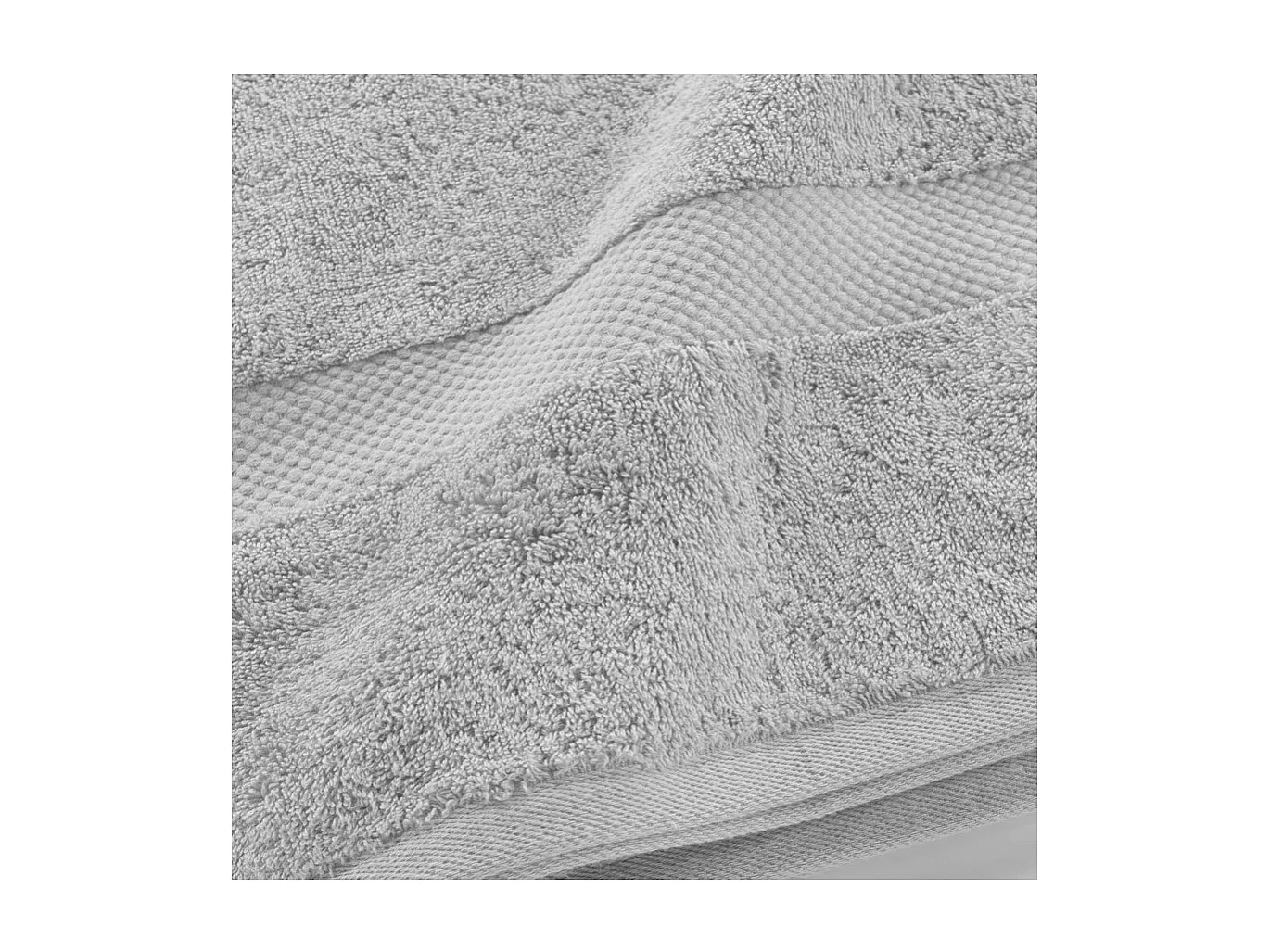 Drap de Bain "Elegance" 90x150cm Gris Perle