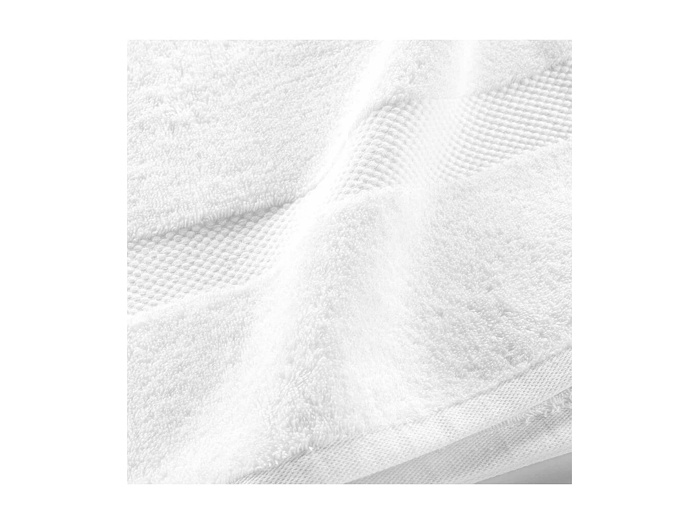 Serviette de Toilette "Elegance" 50x90cm Blanc