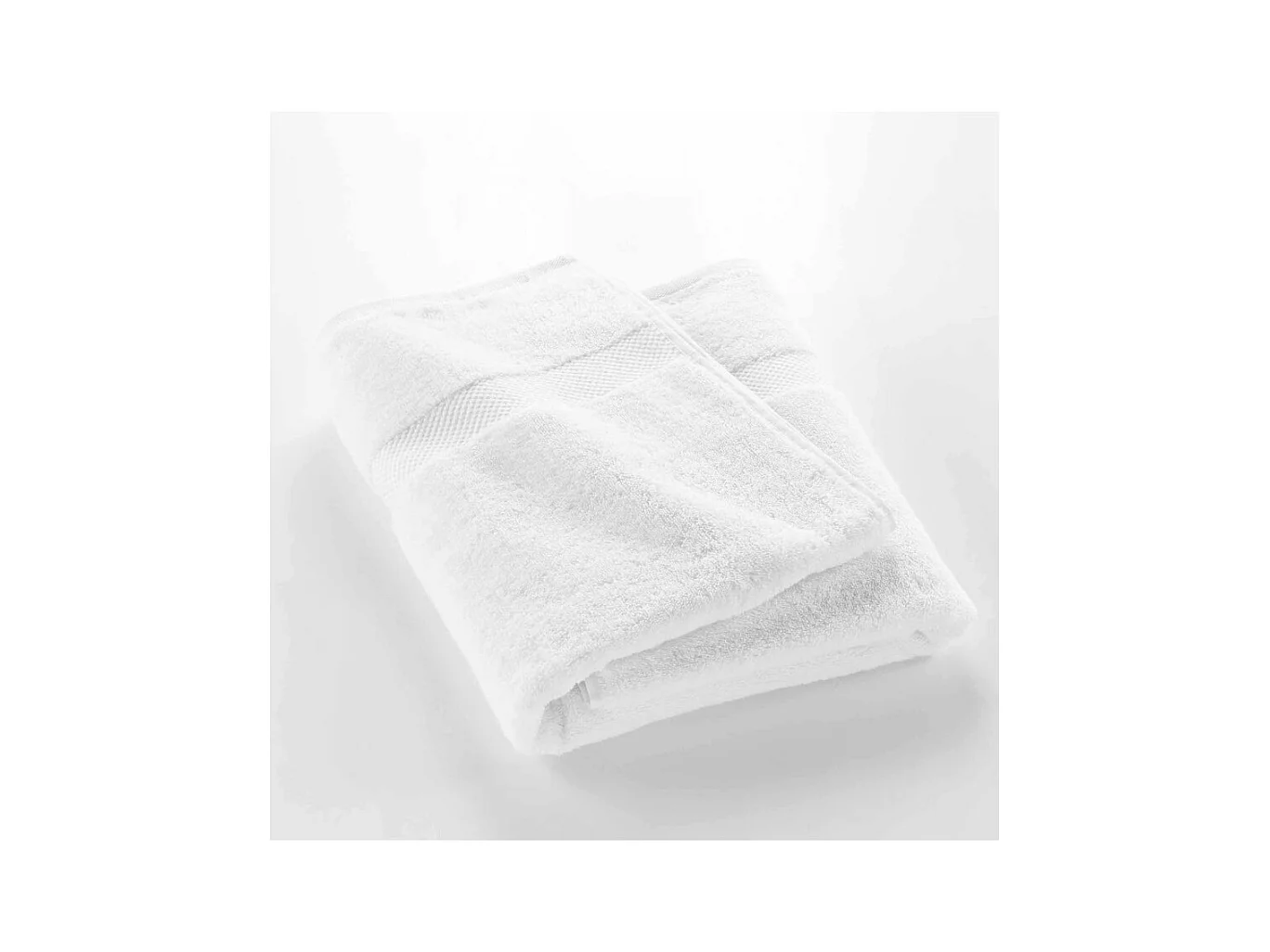 Drap de Bain "Elegance" 90x150cm Blanc