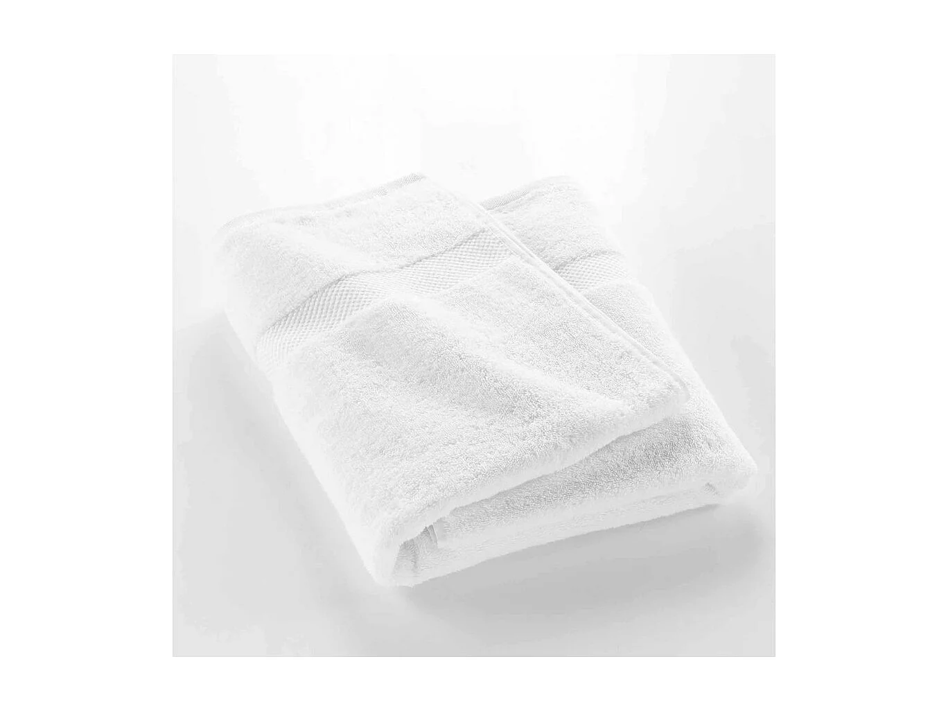 Drap de Bain "Elegance" 90x150cm Blanc