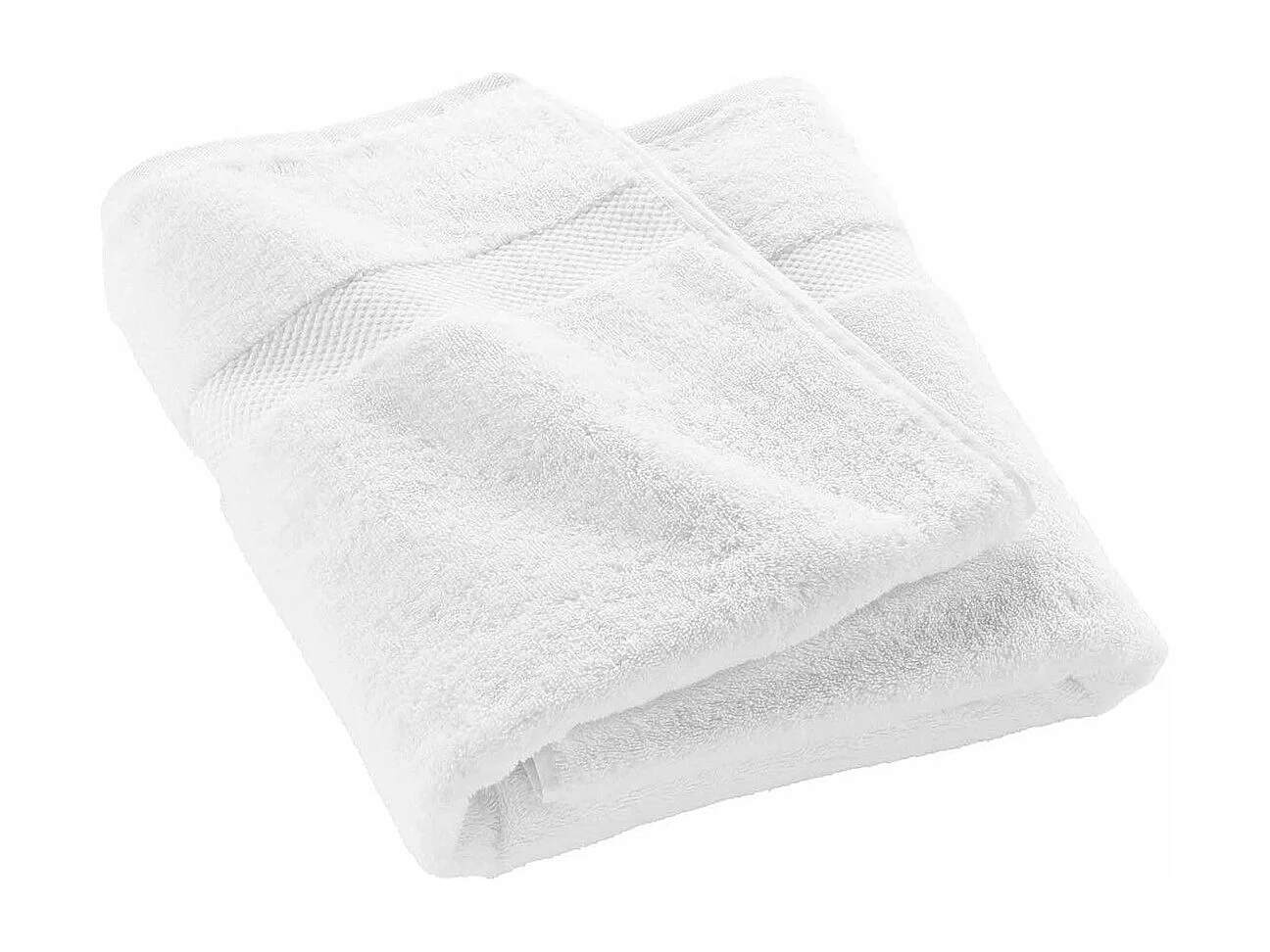 Drap de Bain "Elegance" 90x150cm Blanc