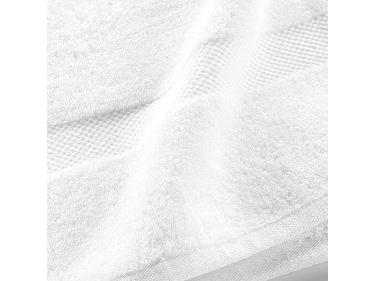 Drap de Bain "Elegance" 90x150cm Blanc