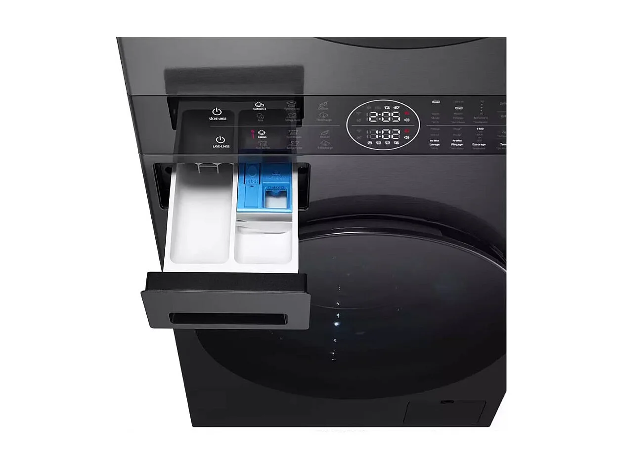 Lg Lave-linge 12 kg + sèche-linge 10 kg - F 214 WT 8 PB
