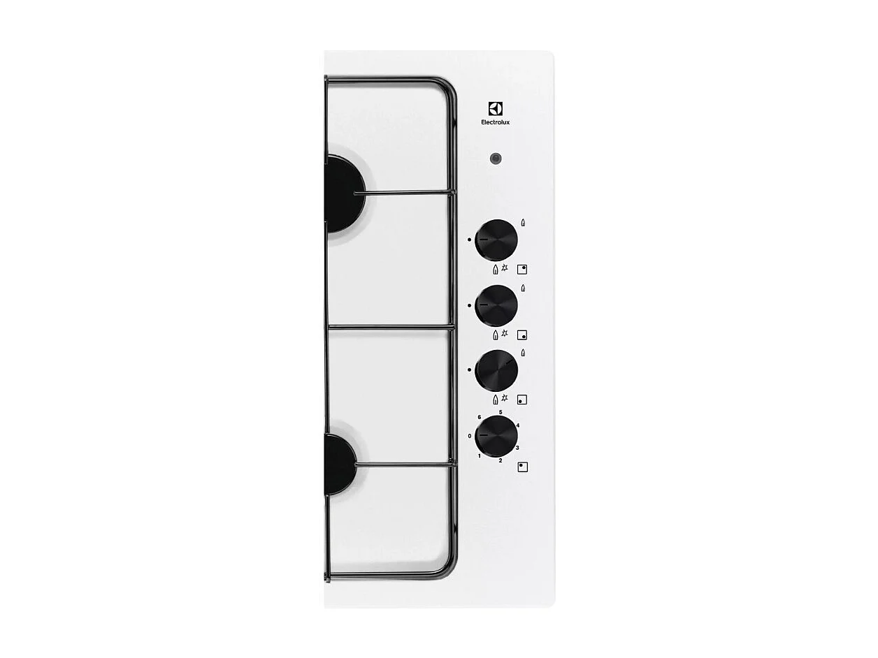 Electrolux Table de cuisson mixte 55cm 4 feux blanc - EGL62821OW