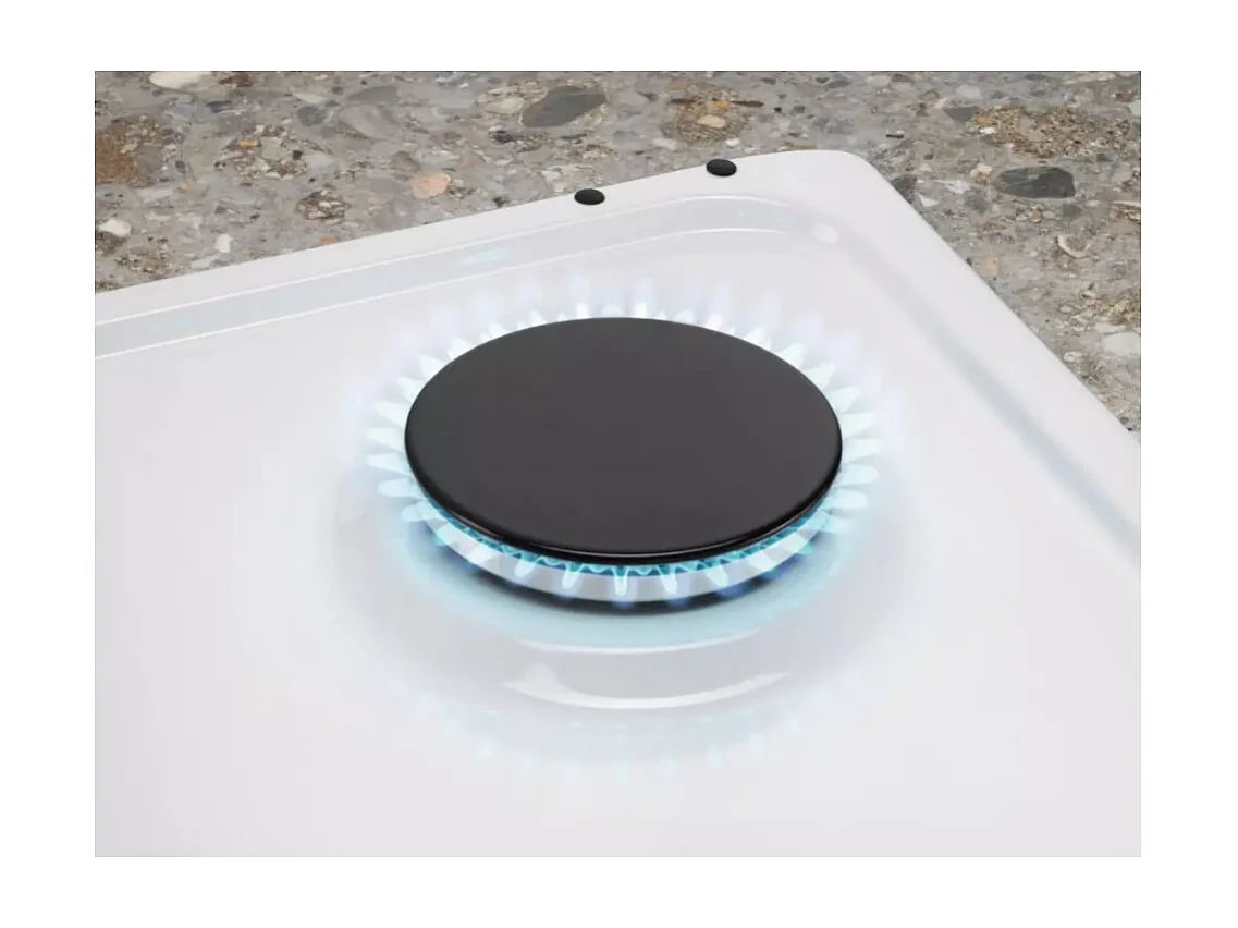 Electrolux Table de cuisson mixte 55cm 4 feux blanc - EGL62821OW