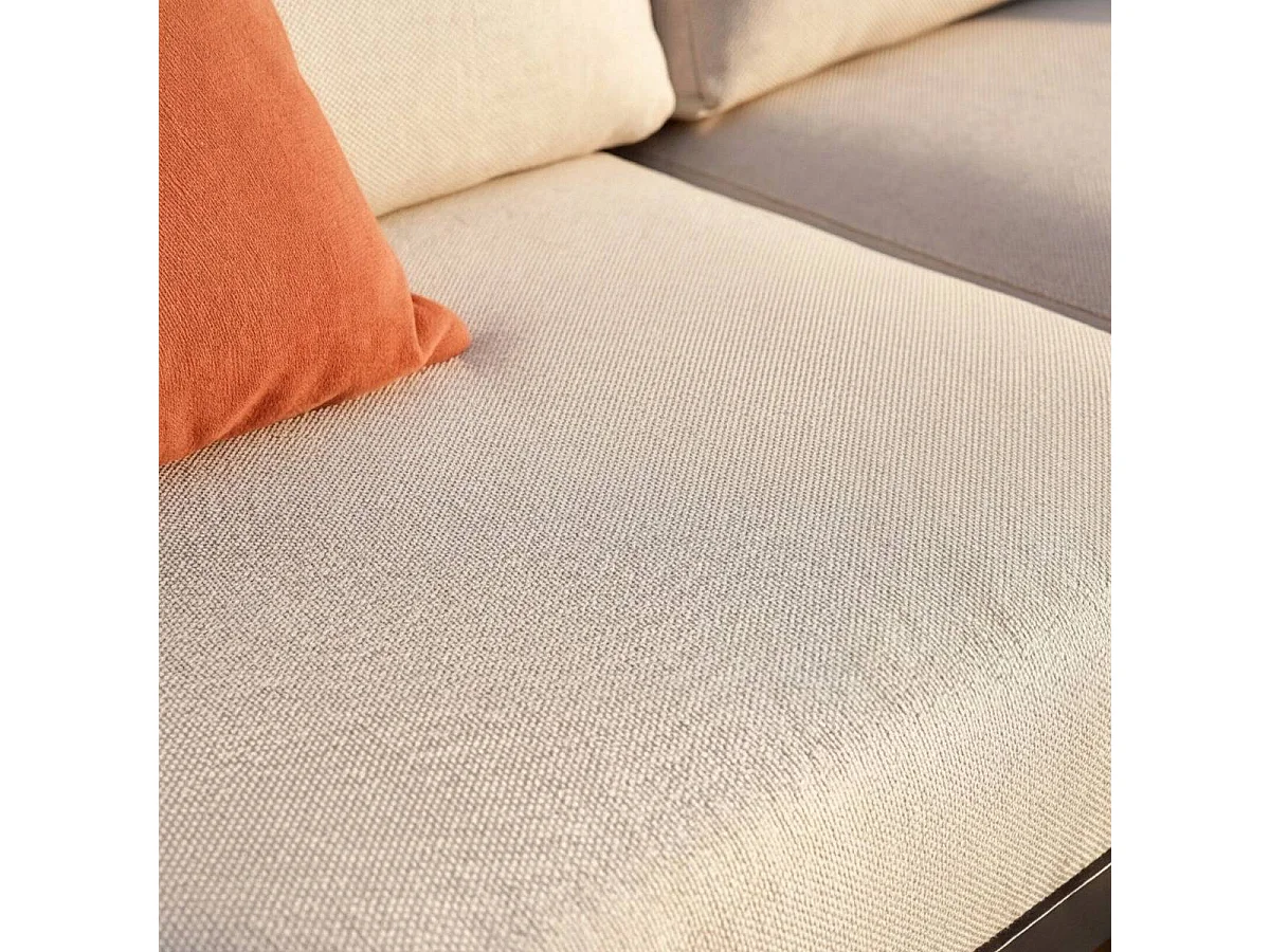 Salon de jardin en aluminium gris foncé Loréa