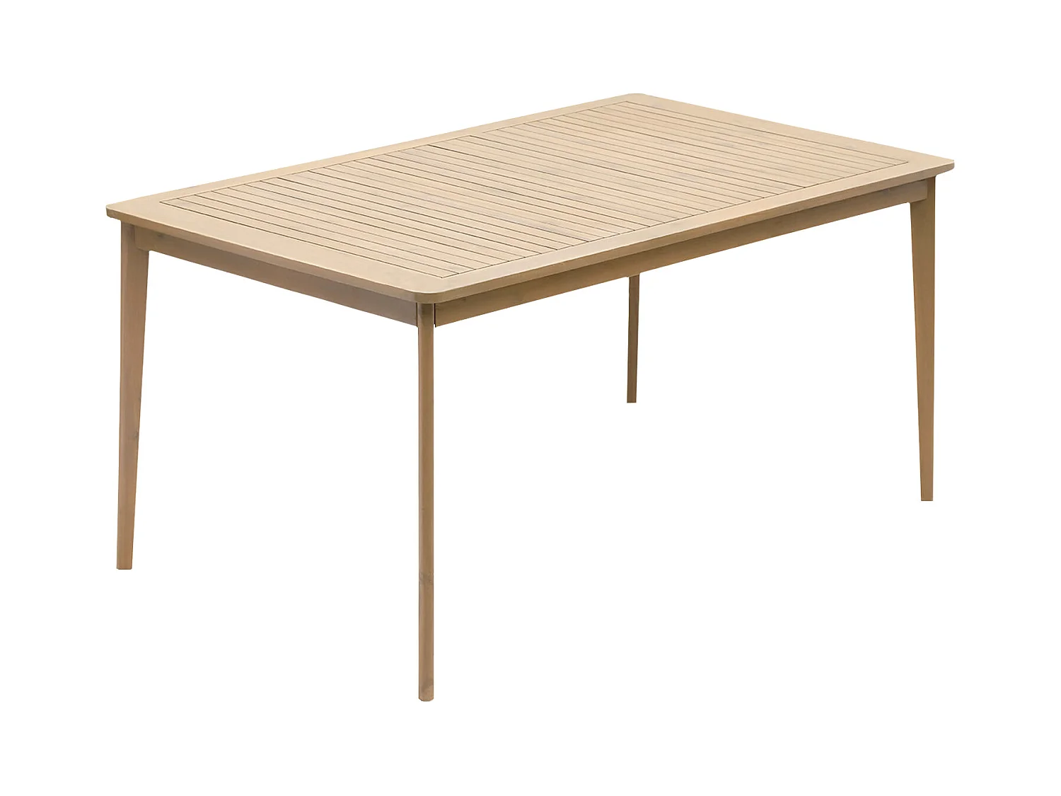 Rechteckiger Tisch 160cm aus Akazienholz SIMILAN