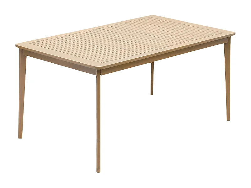 Table rectangulaire 160cm en acacia SIMILAN