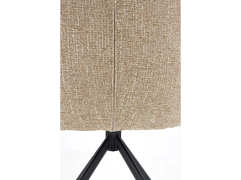 Pack 4 sillas tapizadas tweed marrón moteado