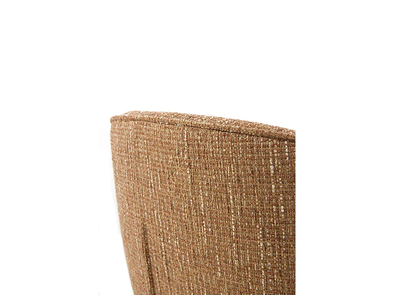 4er-Pack Polsterstühle Tweed terracotta meliert