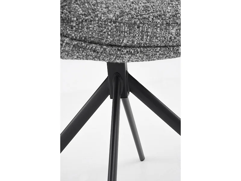 Lot de 4 fauteuils capitonnés en tweed vert