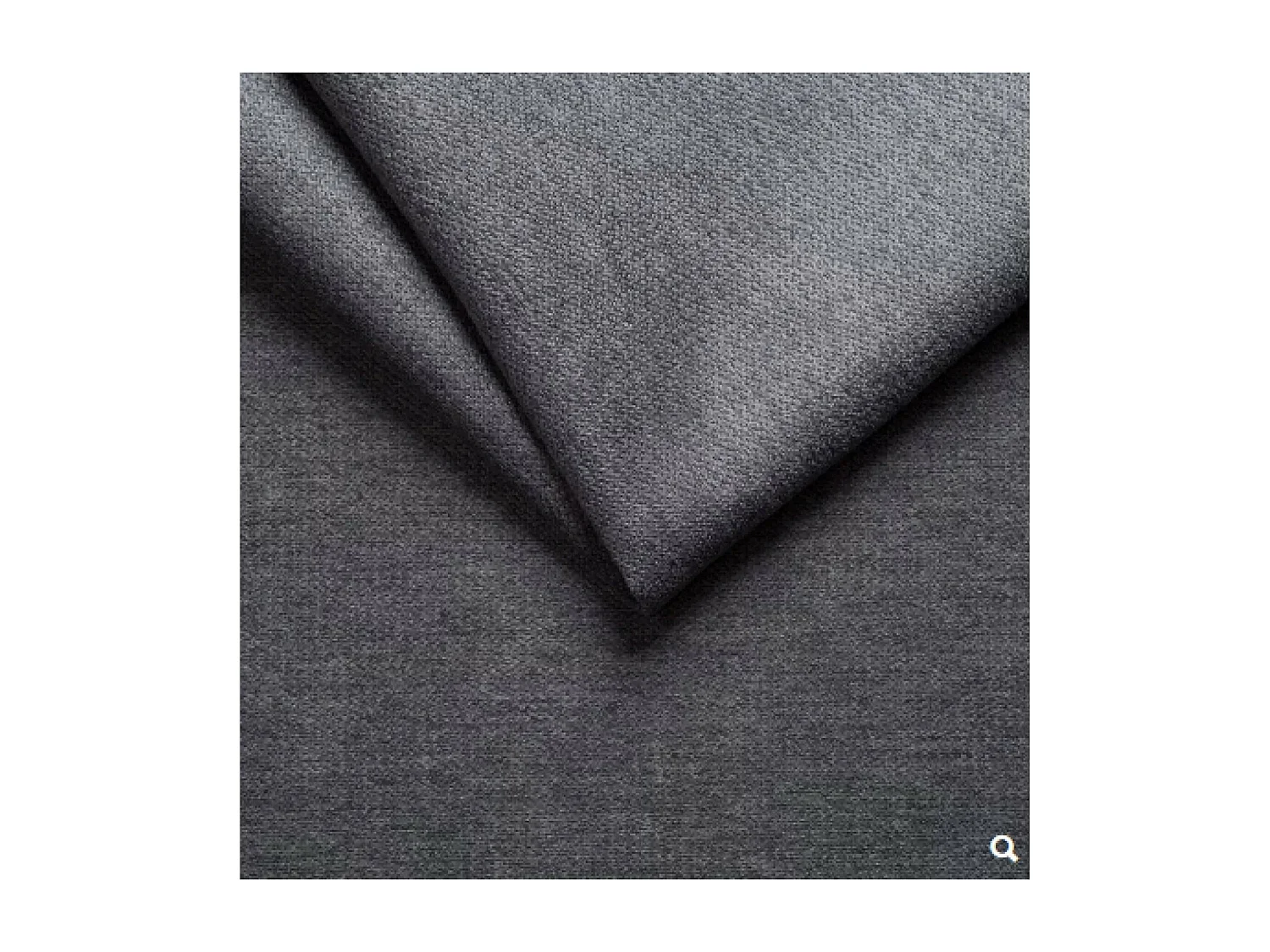 Canapé d'angle Brisel R/revêtement tissu/Gris