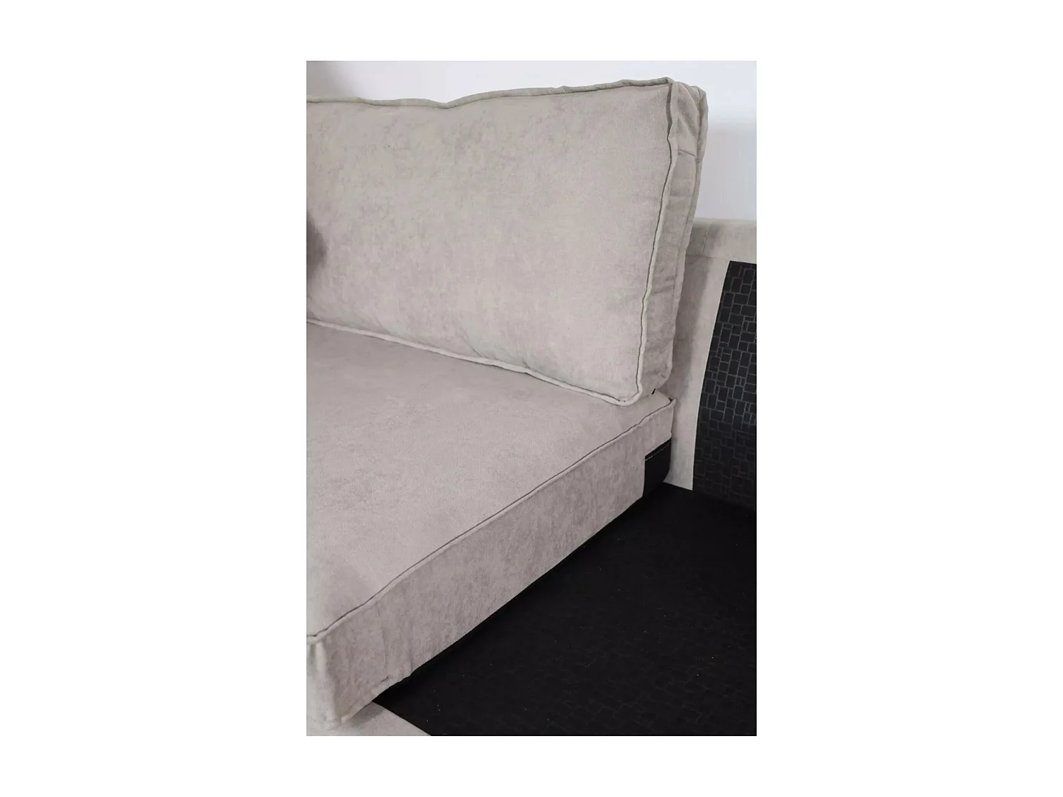 Ecksofa Brisel R/Stoffbezug/Beige