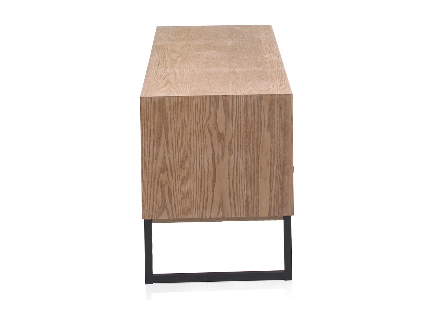 Table extensible 160/200x90 pied en chêne et plateau en frêne