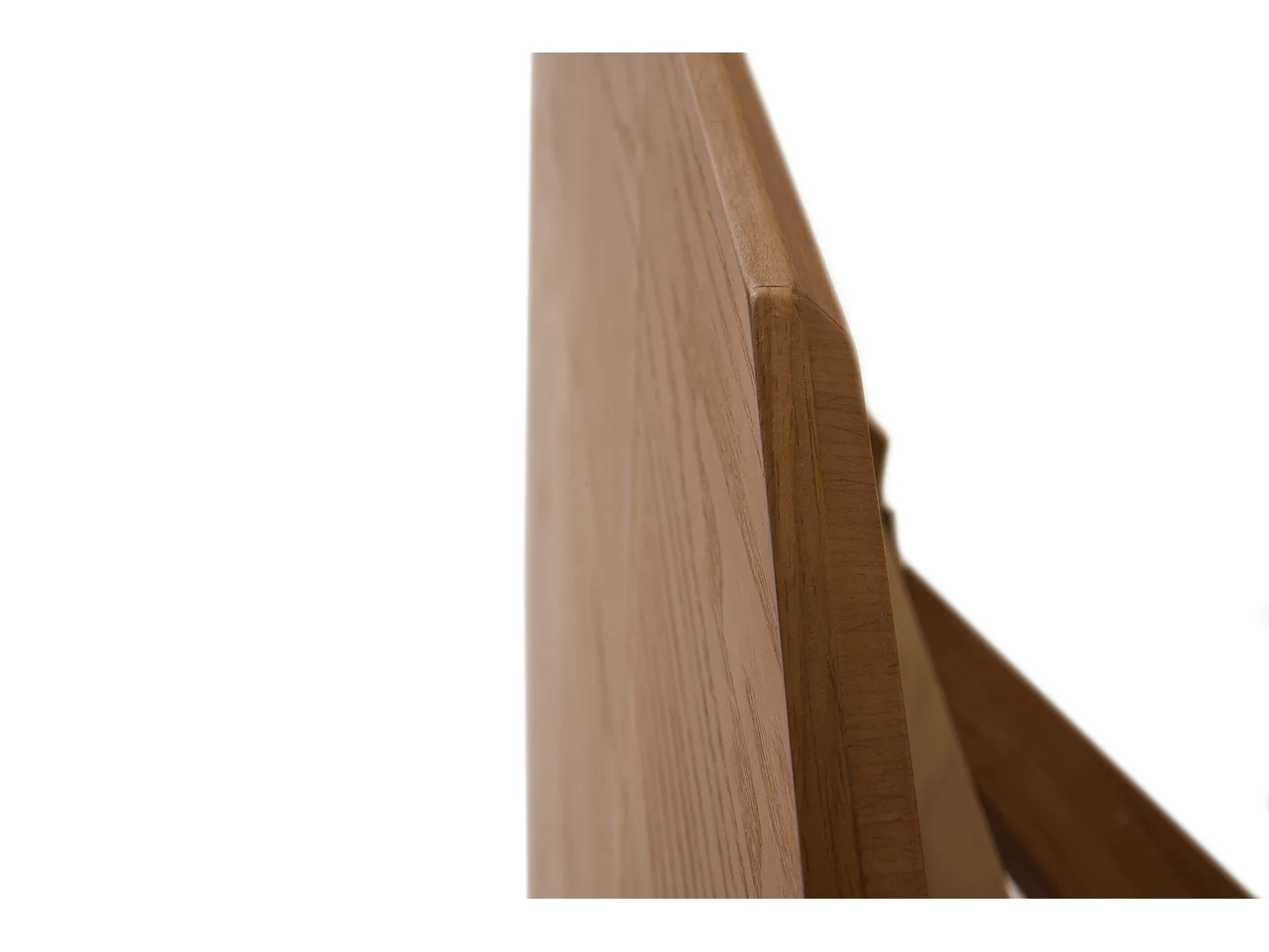 Table extensible 120/160x90 pieds en chêne et plateau en frêne