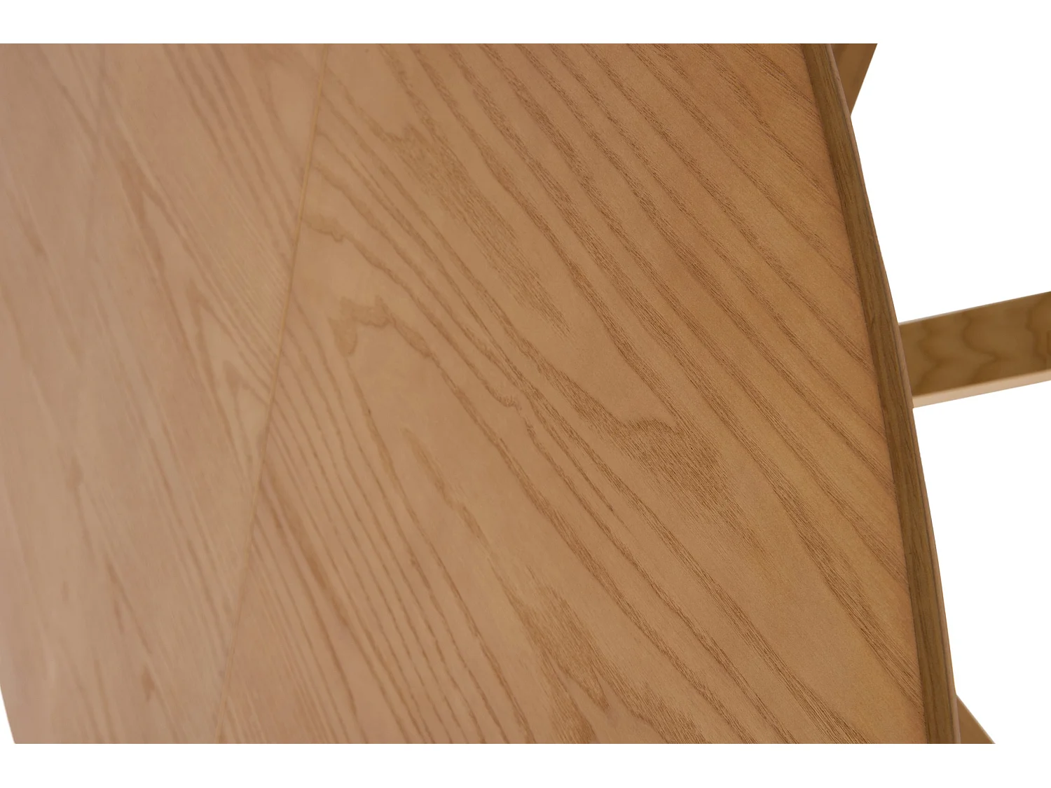 Table extensible 120/160x90 pieds en chêne et plateau en frêne