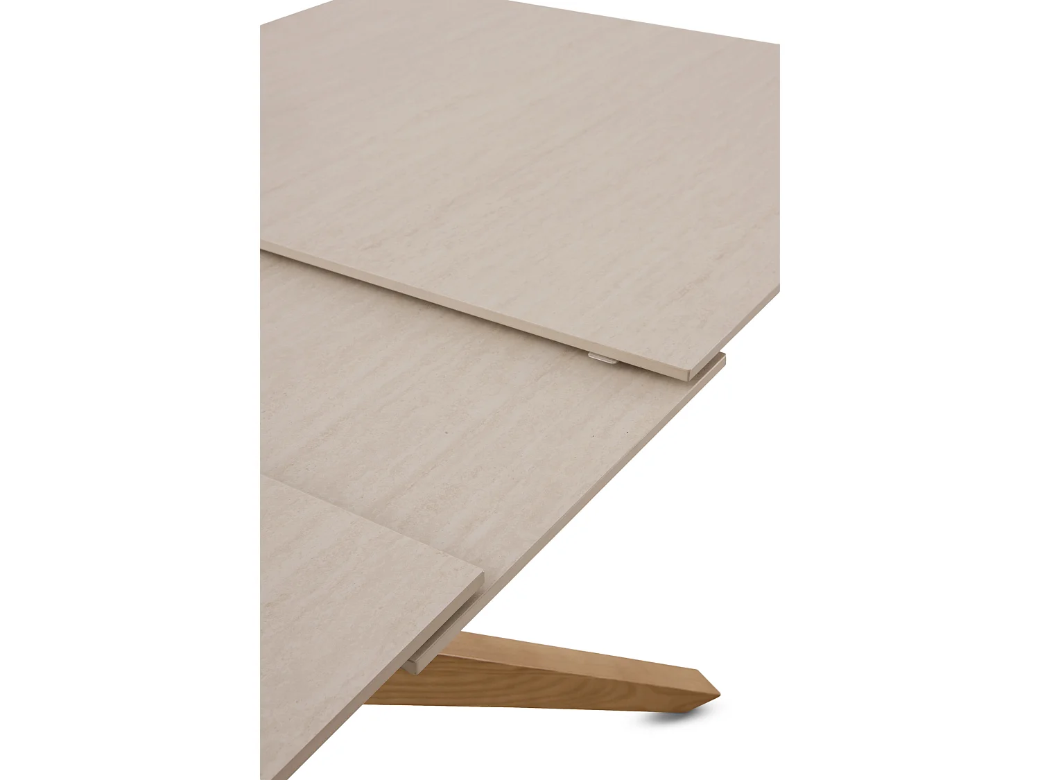 Tavolo allungabile 160/200x90 in rovere con piano in ceramica