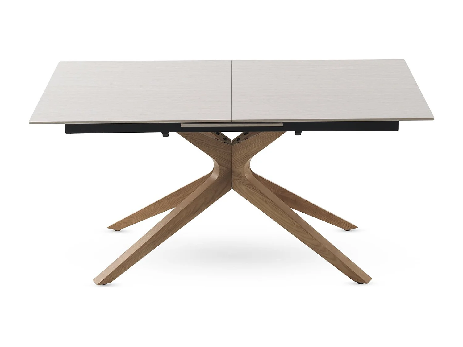 Tavolo allungabile 160/200x90 in rovere con piano in ceramica