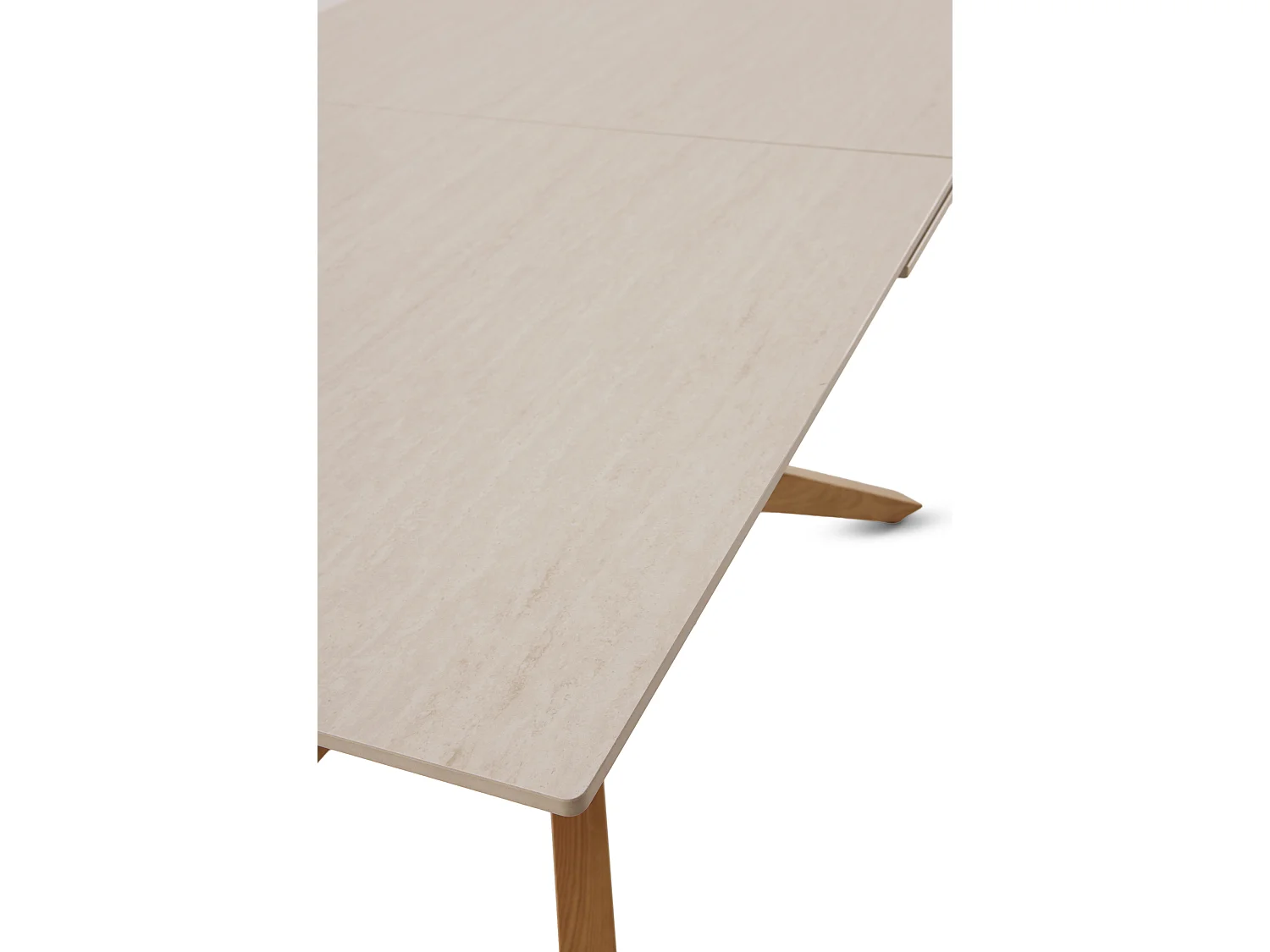 Tavolo allungabile 160/200x90 in rovere con piano in ceramica