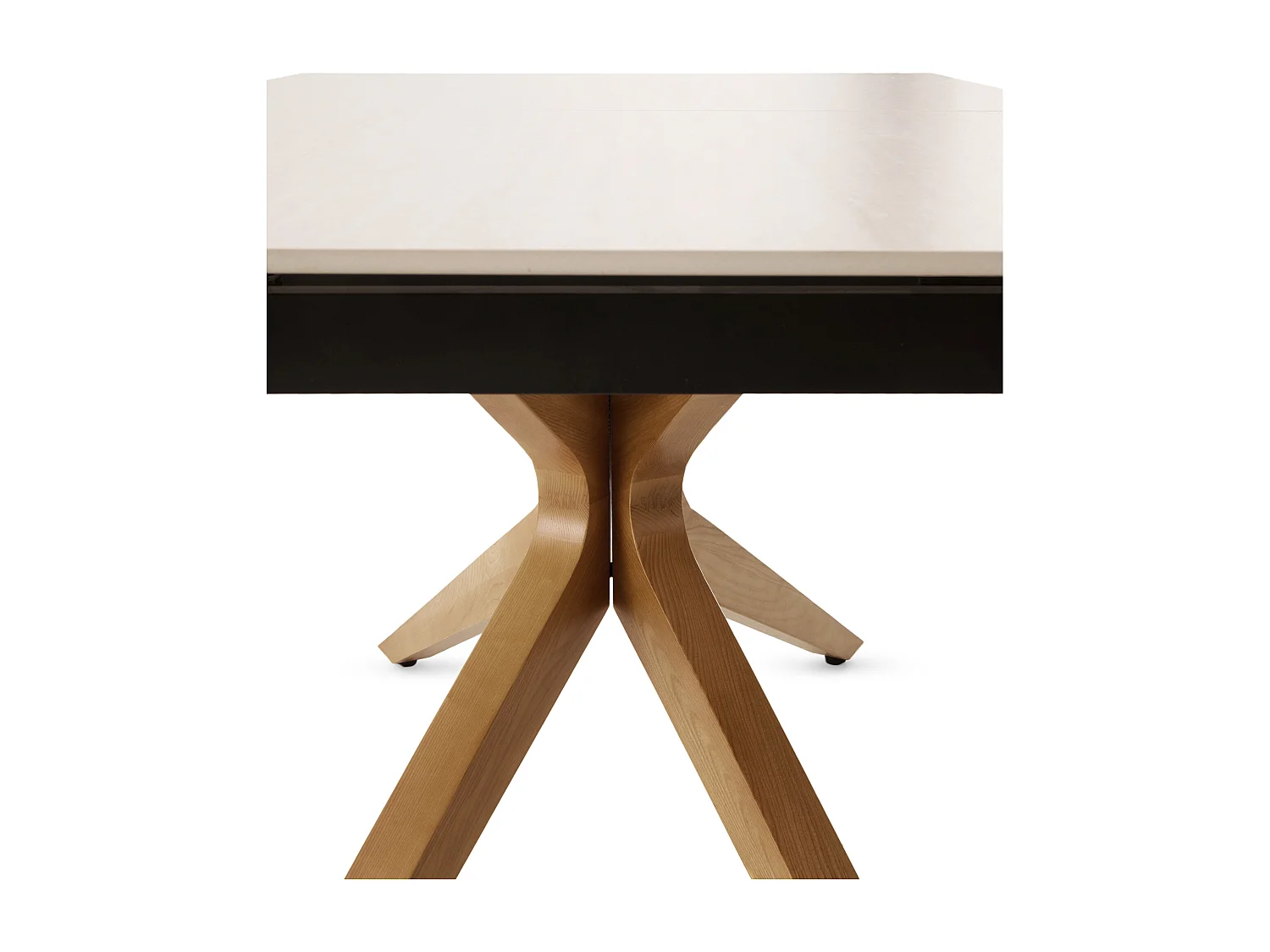 Tavolo allungabile 160/200x90 in rovere con piano in ceramica