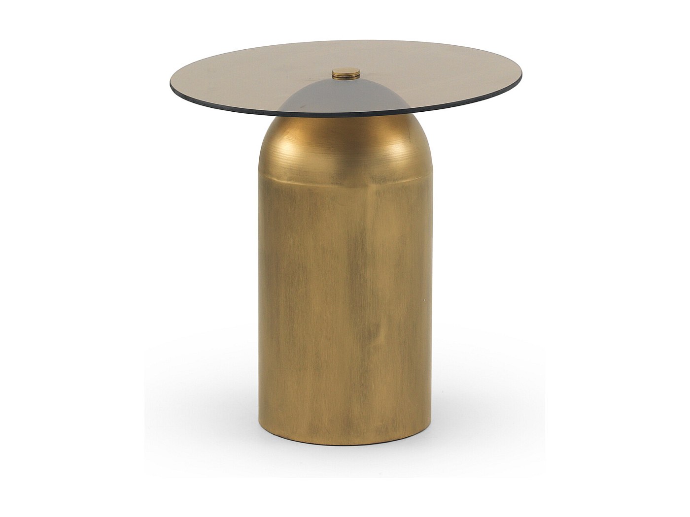Table d'appoint verre industriel main image 1