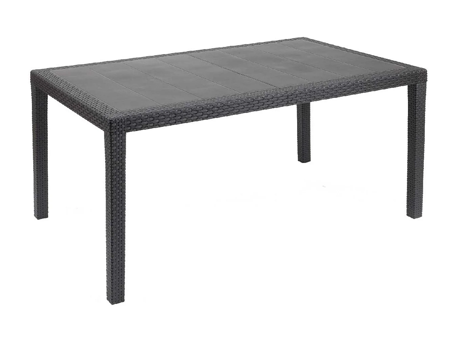Mesa de jardín Prince resina 150 x 90 x 72 cm antracita