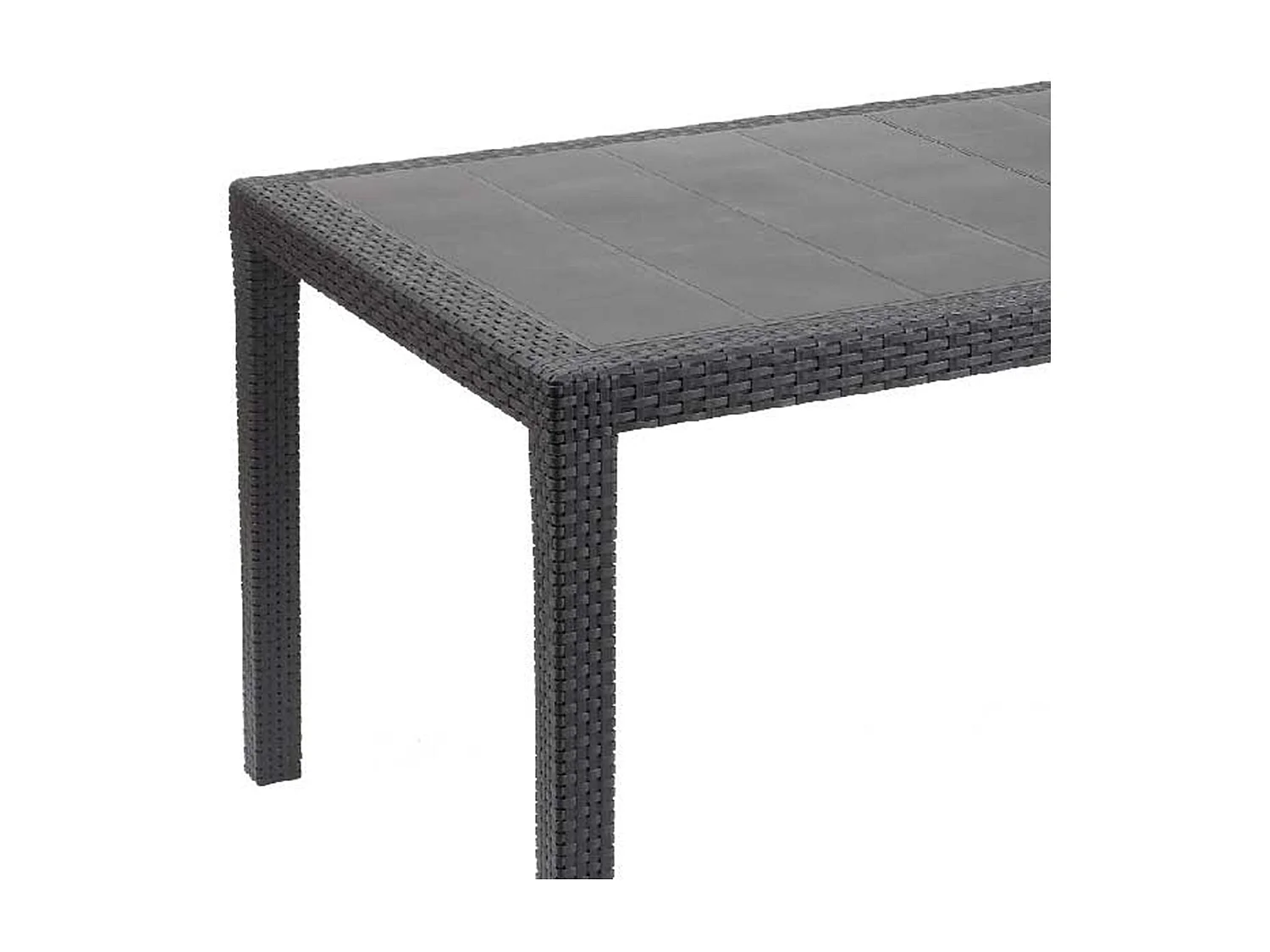 Mesa de jardín Prince resina 150 x 90 x 72 cm antracita