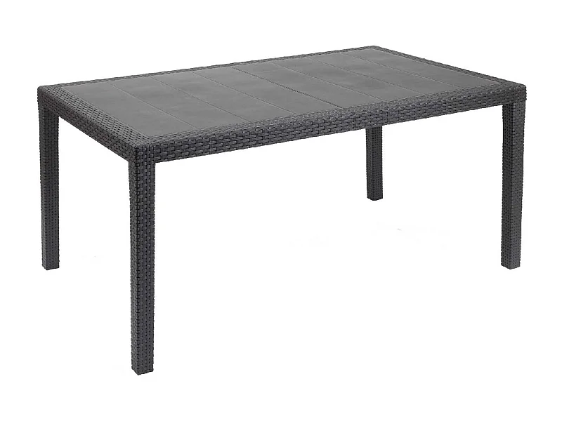 Mesa de jardín Prince resina 150 x 90 x 72 cm antracita