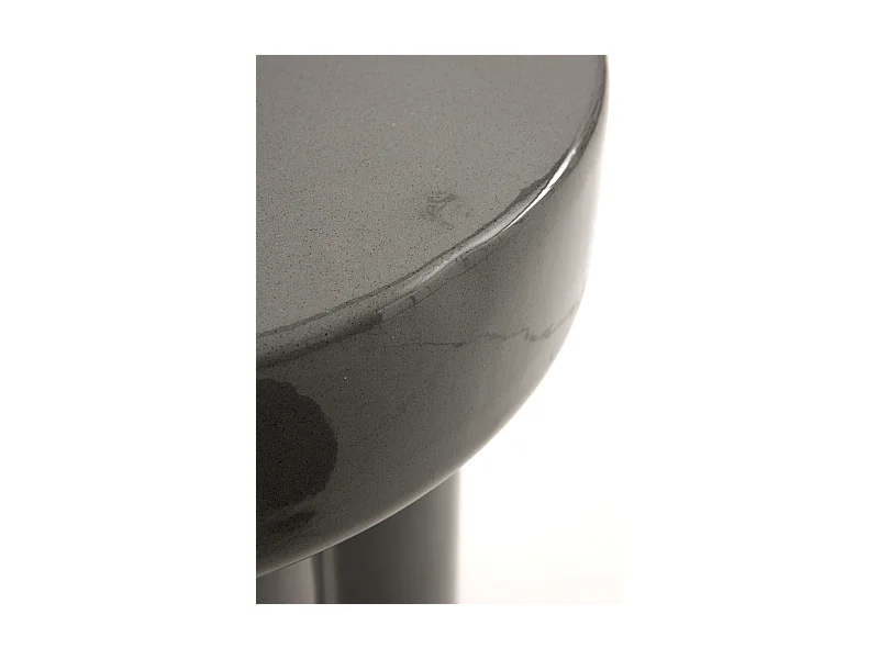 Taburete / auxiliar cerámica color gris