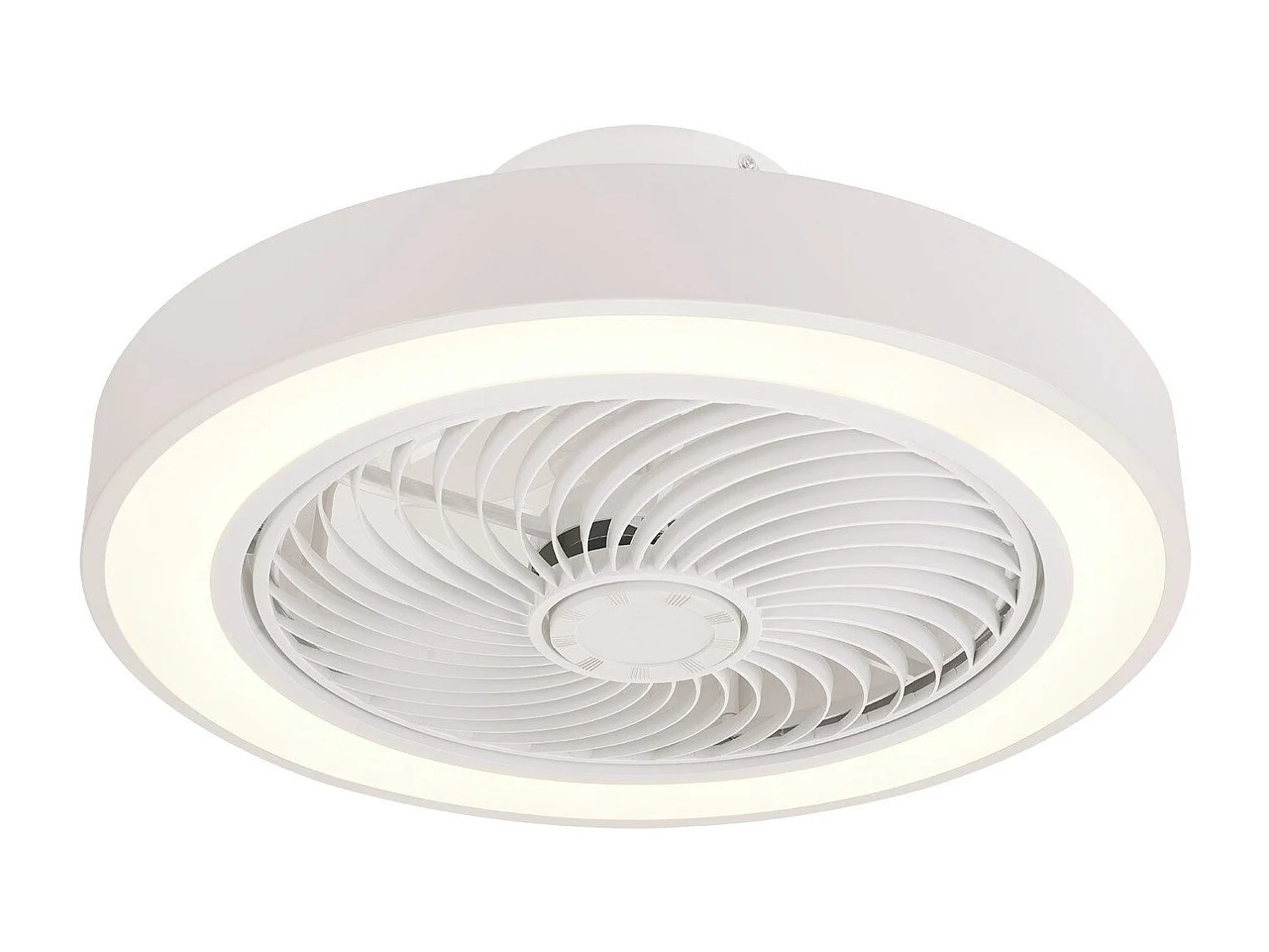 Wentylator sufitowy LED NETTLIFE z oświetleniem 40W Cichy z pilotem zdalnego sterowania, ściemniaczem, 6-biegowy timer