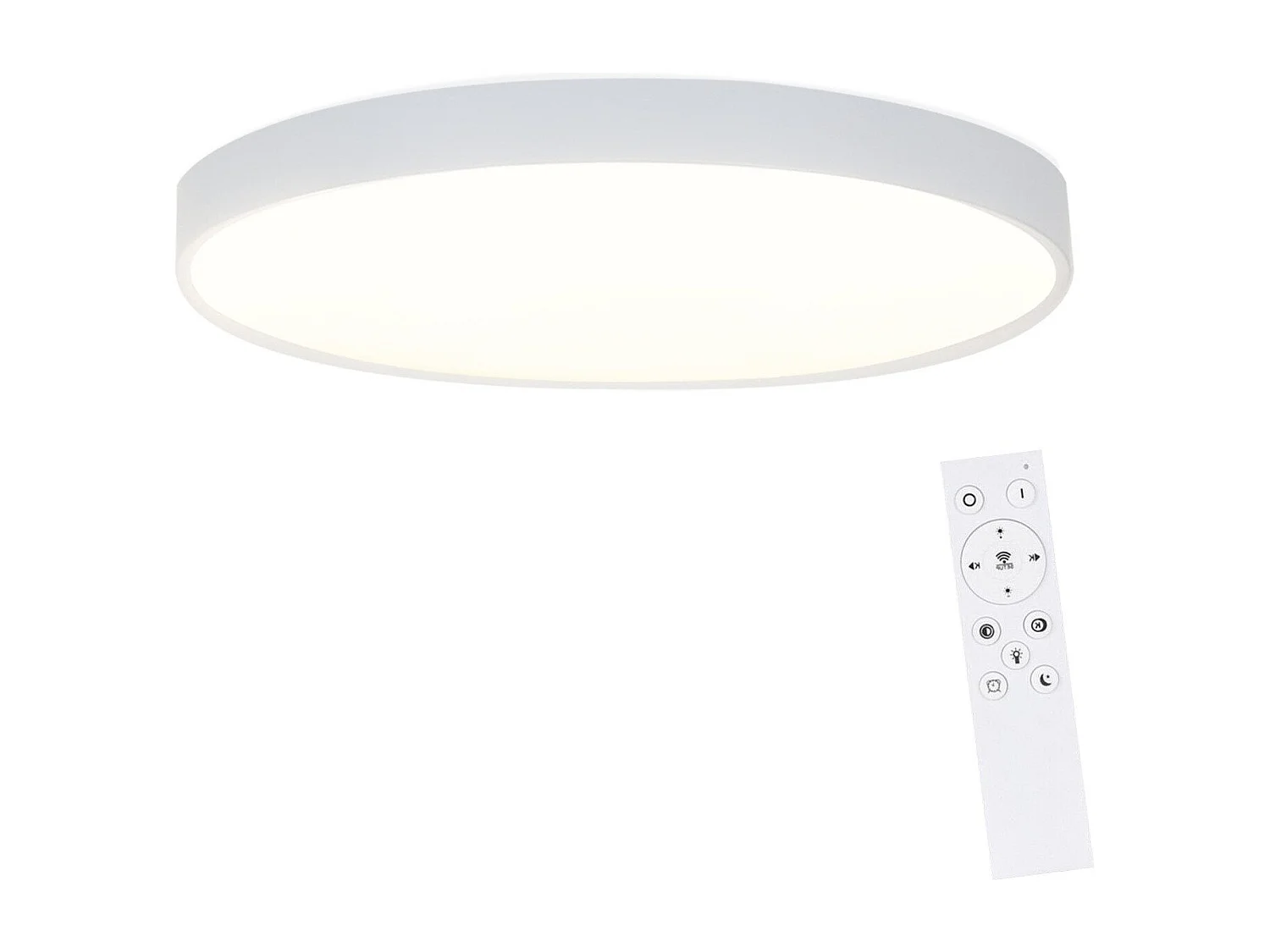NETTLIFE LED Plafonnier  à intensité variable IP44 37 x 2,5 cm