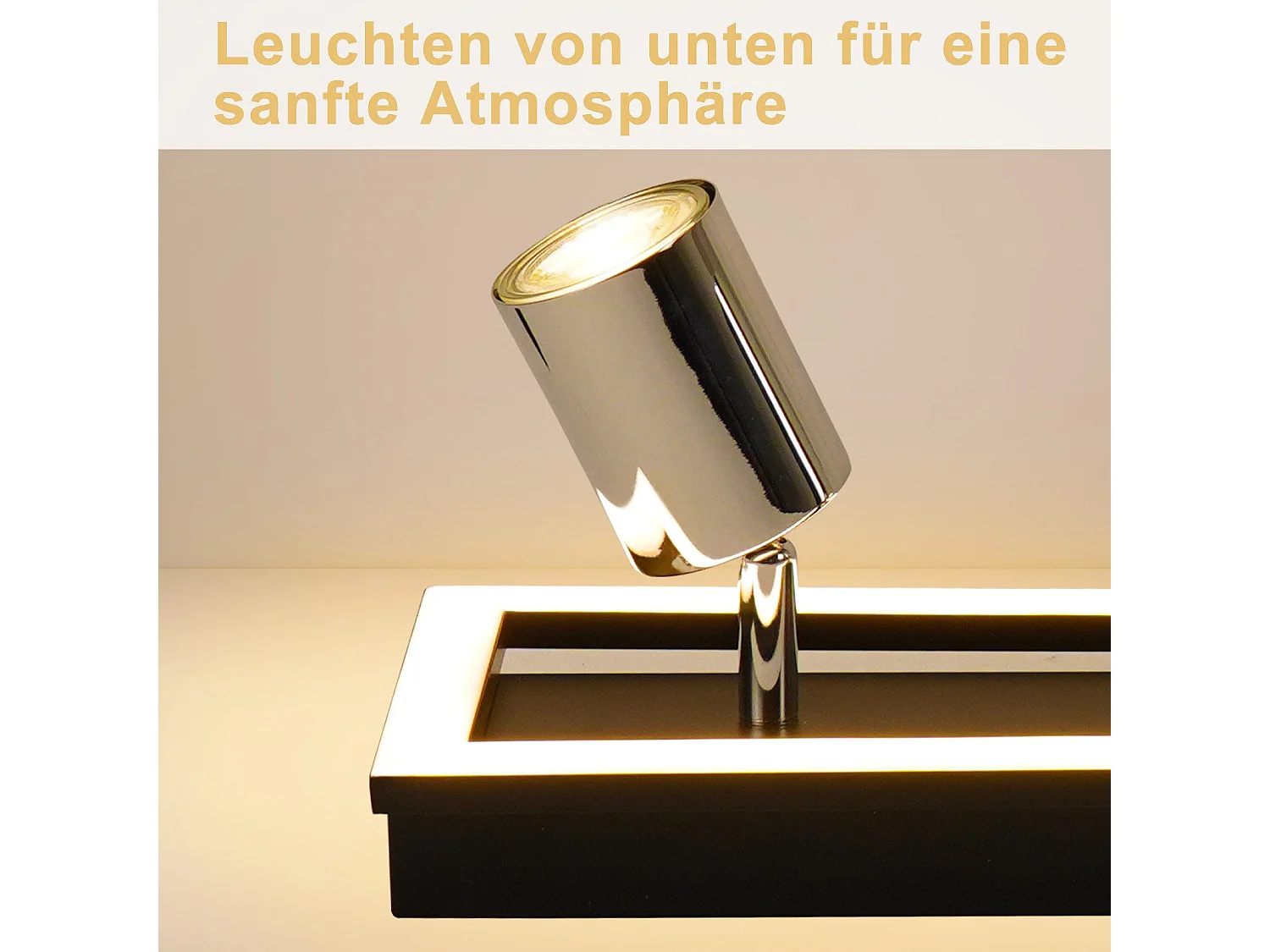 NETTLIFE 2-flammiger GU10 moderner warmweißer verstellbarer LED Deckenstrahler 12W