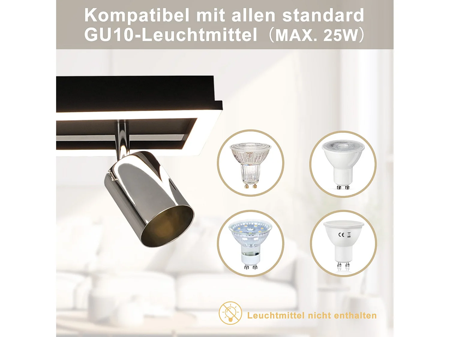 NETTLIFE 3-Flammiger LED Deckenstrahler, Schwarz, GU10, verstellbar, 15W, Warmweiß