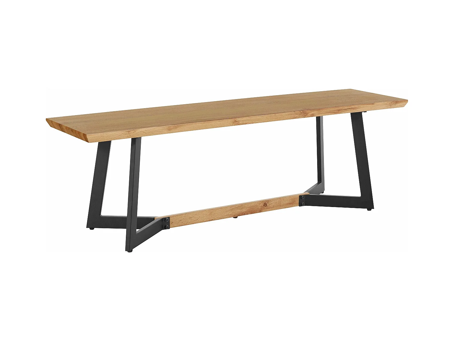 Panchina in MDF nero