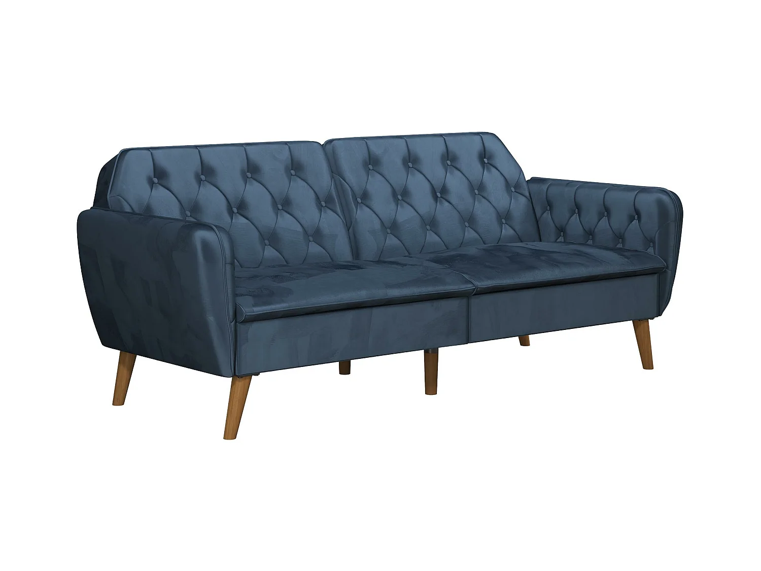 Tallulah | Canapé-lit 3 places en bleu velours