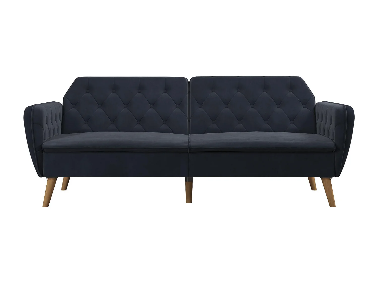 Tallulah | Canapé-lit 3 places en bleu velours