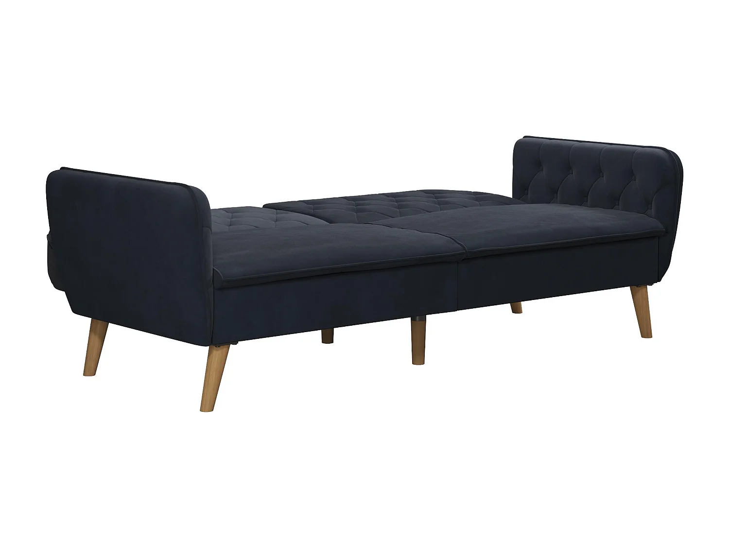 Tallulah | Canapé-lit 3 places en bleu velours