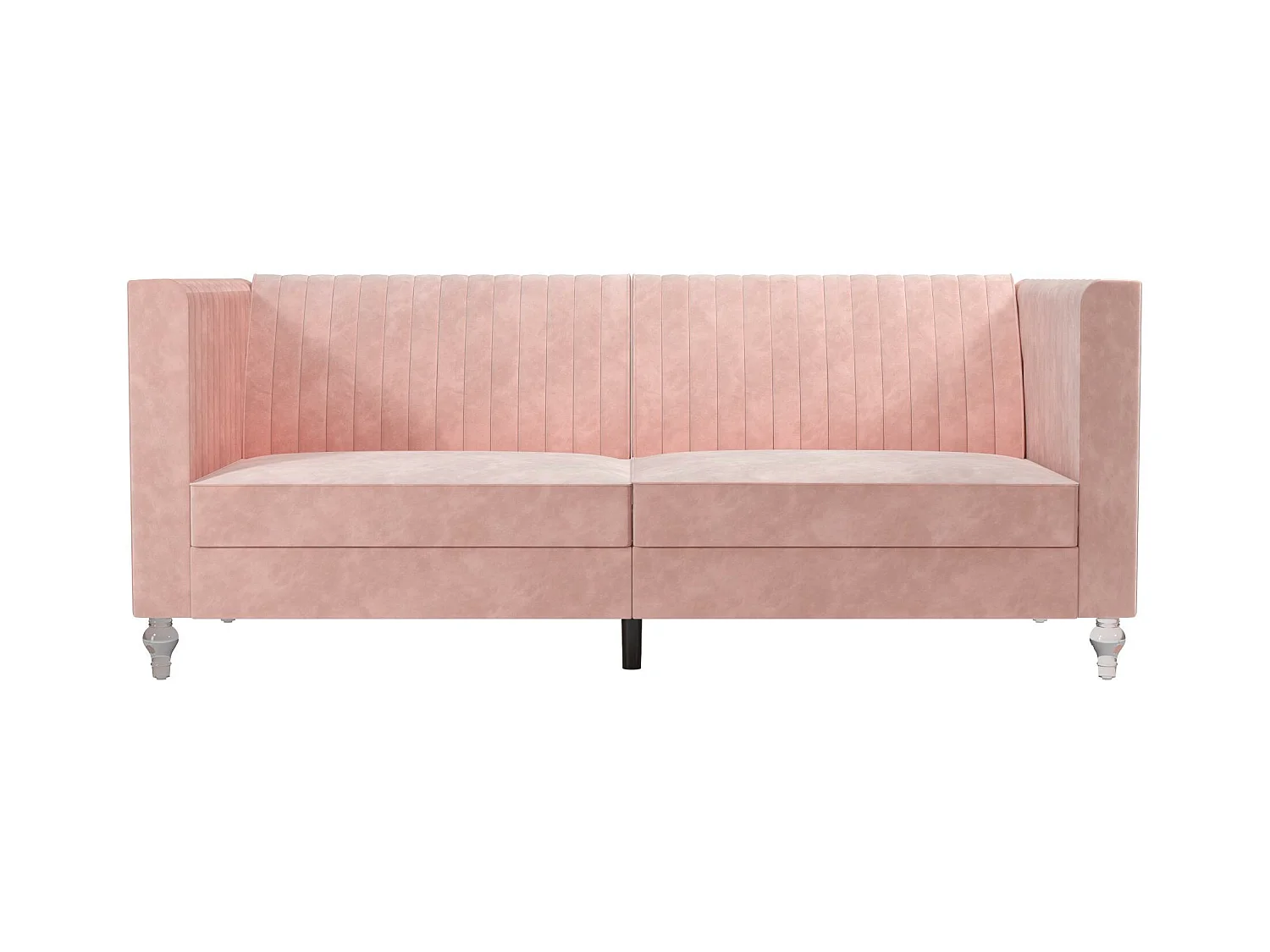 Arabelle | Canapé-lit 3 places en velours rose