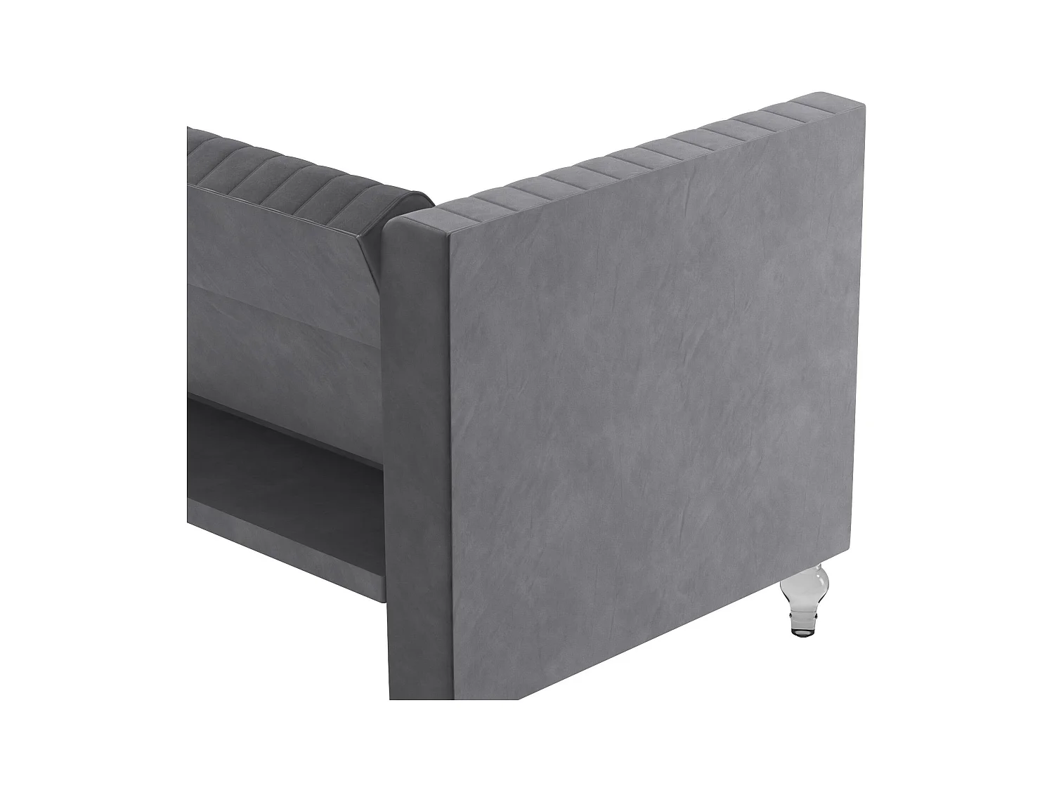 Arabelle | Canapé-lit 3 places en velours rose