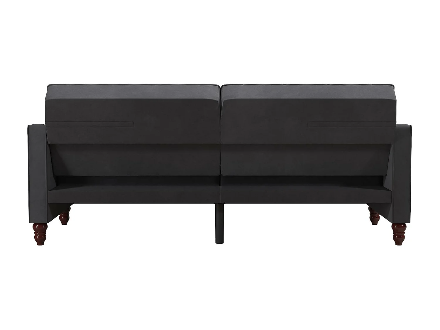 Vintage Tufted | Canapé-lit 3 places en gris velours