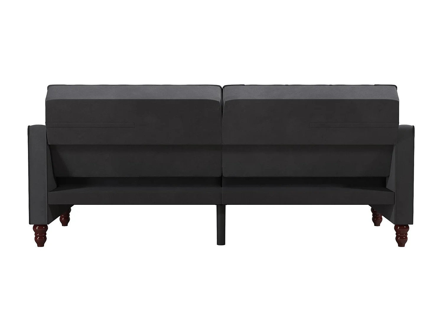 Vintage Tufted | Canapé-lit 3 places en gris velours