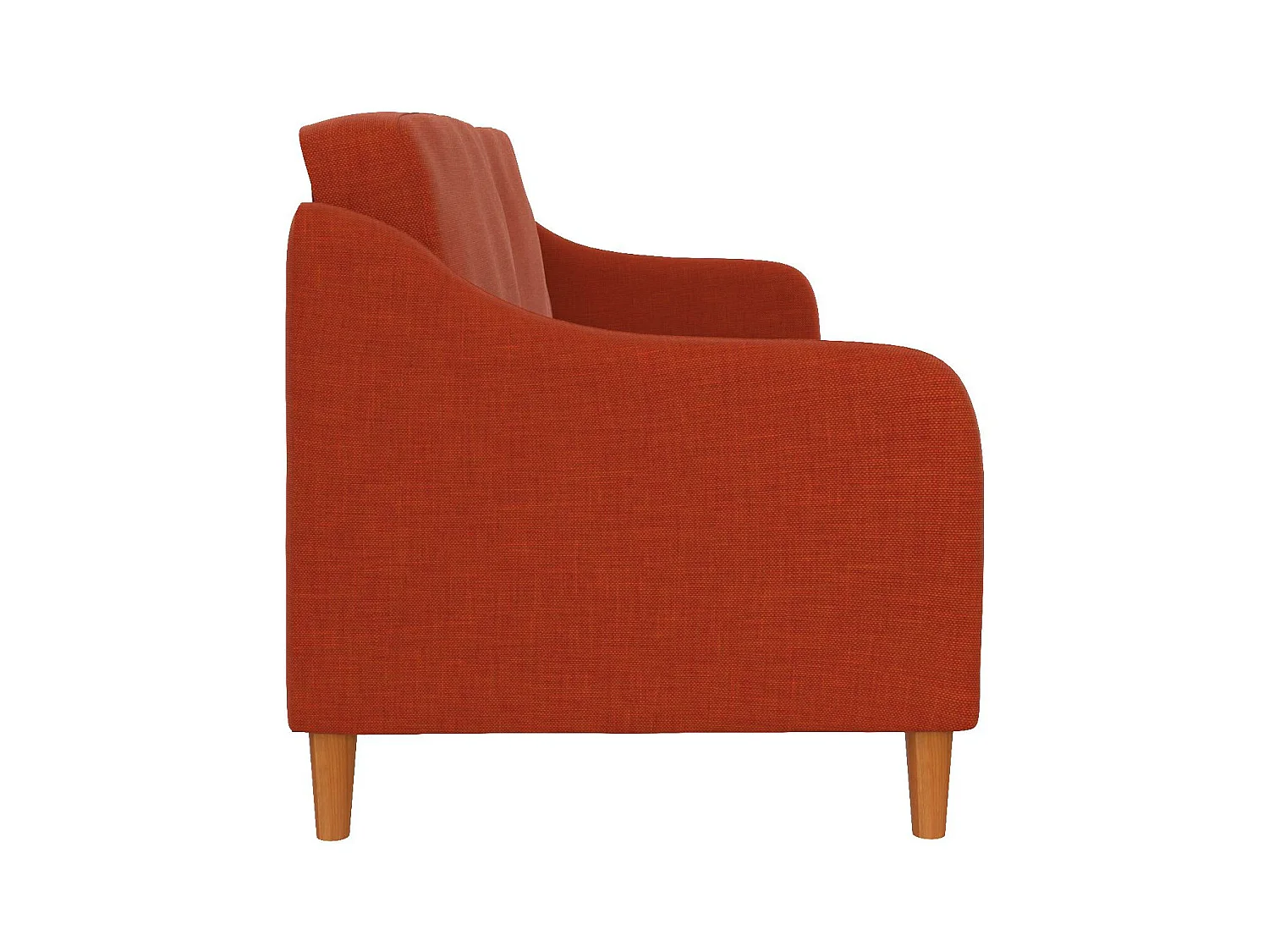 Jasper | Canapé-lit 3 places en lin orange