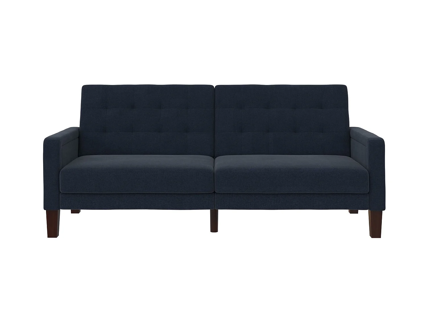 Porter | Canapé lit 3 places en lin bleu marine