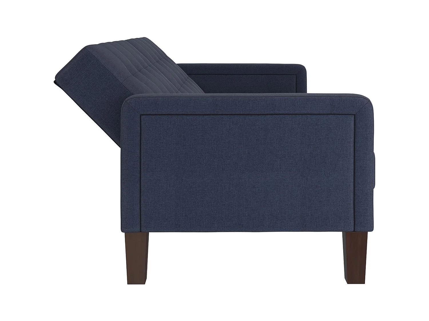 Porter | Canapé lit 3 places en lin bleu marine